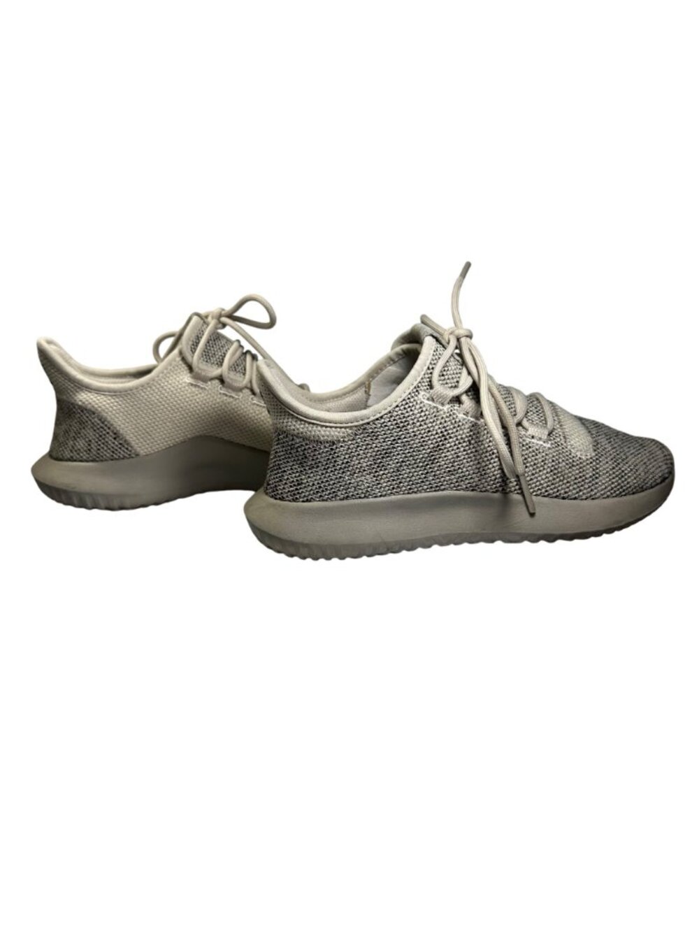 Adidas Tubular Beige/Gray Knit Running Shoes Size Mens 4.5 Ladies 6.5 Athletic - Picture 5 of 15
